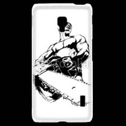 Coque LG F6 Bûcheron 