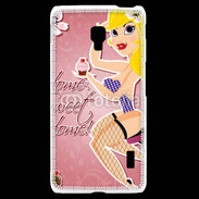 Coque LG F6 Dessin femme sexy style Betty Boop