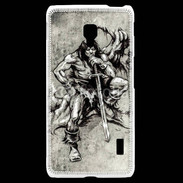 Coque LG F6 Guerrier en dessin 25