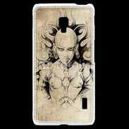 Coque LG F6 Guerrière en dessin 12