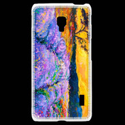 Coque LG F6 Champs de lavande