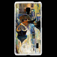Coque LG F6 Peinture du canal de Venise en Italie