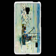 Coque LG F6 Peinture bateau de pêche