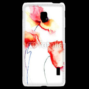 Coque LG F6 Peinture de Coquelicots 25