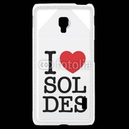 Coque LG F6 J'aime les soldes