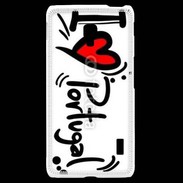 Coque LG F6 I love Portugal