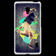 Coque LG F6 Danseur rétro style