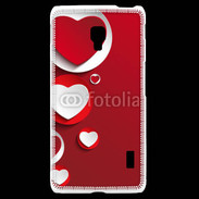 Coque LG F6 Cœur en porcelaine