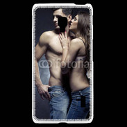 Coque LG F6 Couple câlin sexy 3