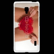 Coque LG F6 Coeur sexy