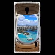 Coque LG F6 Vue de l'intérieur d'un avion