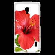 Coque LG F6 Hibiscus rouge