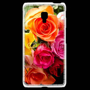 Coque LG F6 Bouquet de roses multicouleurs