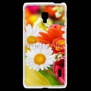 Coque LG F6 Fleurs des champs multicouleurs