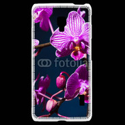 Coque LG F6 Belle Orchidée violette 15