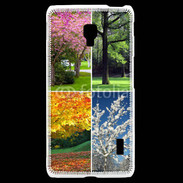 Coque LG F6 Arbres 4 saisons