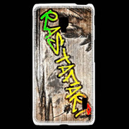 Coque LG F6 Rastafari graffiti