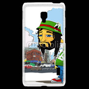 Coque LG F6 Rasta caractère