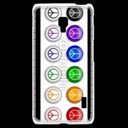 Coque LG F6 Love and peace 5