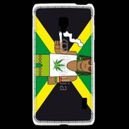 Coque LG F6 Rasta drapeau 10