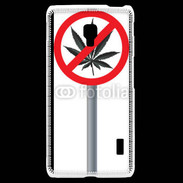 Coque LG F6 Cannabis interdit