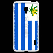 Coque LG F6 Drapeau Uruguay cannabis 2