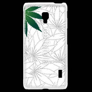 Coque LG F6 Fond cannabis
