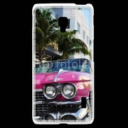 Coque LG F6 Voiture rétro à Miami