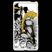 Coque LG F6 Hache et Casque