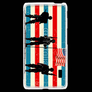 Coque LG F6 Soldat américain