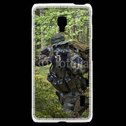 Coque LG F6 Militaire en forêt
