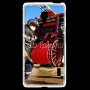 Coque LG F6 Pompiers Rangement matériel fin d'incendie