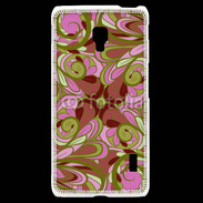 Coque LG F6 Ensemble floral Vert et rose