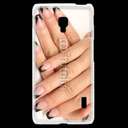 Coque LG F6 faux ongles et vernis à ongles 1