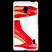 Coque LG F6 Escarpins rouges