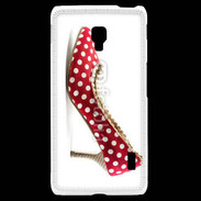 Coque LG F6 escarpin petits pois