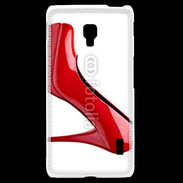 Coque LG F6 Escarpin rouge 2