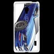 Coque LG F6 Mustang bleue