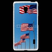 Coque LG F6 Drapeaux USA