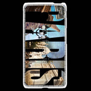 Coque LG F6 Paris en lettres
