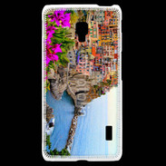 Coque LG F6 Cote italienne fleurie