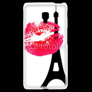 Coque LG F6 Tour eiffel bisous