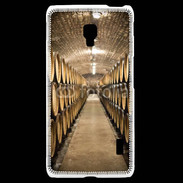 Coque LG F6 Cave tonneaux de vin