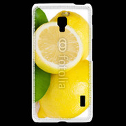 Coque LG F6 Citron jaune