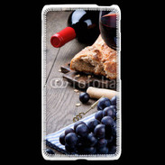 Coque LG F6 Pain et vin rouge