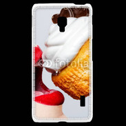 Coque LG F6 Bouche gourmande