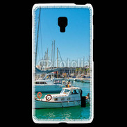 Coque LG F6 Bateau au port 3