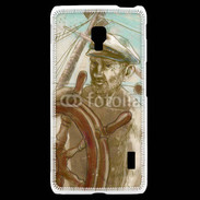 Coque LG F6 Illustration capitaine de navire