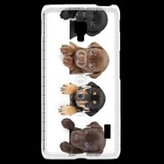 Coque LG F6 Alignement de petits chiens