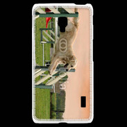 Coque LG F6 Agility Golden retriever